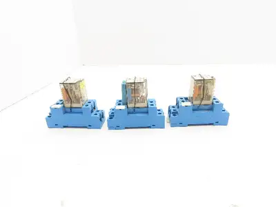 Finder 56.32.8.125.0000 Terminal Relay Socket 125V Coil Lot of 3