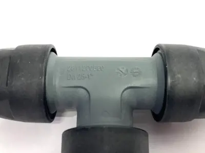 USED AIRNET EQUAL TEE SOCKET FITTING 25MM FOR AIR PIPE