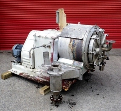 (3) Krauss-Maffei SZ 50 2-stage pusher centrifuges, 316SS.