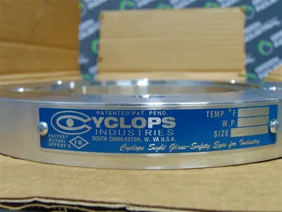 Cyclops Size 6 CR Sight-Glass Retainer Flange MT B8514 New NIB
