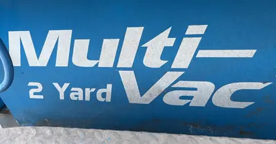 75 HP X 2 YARD MULTI-VAC MODEL #7500 MILLENIUM SERIES PORTABLE TRAILER MOUNTED VACUUM SYSTEM: STOCK #18866