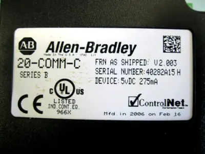 NEW Allen-Bradley 20-COMM-C