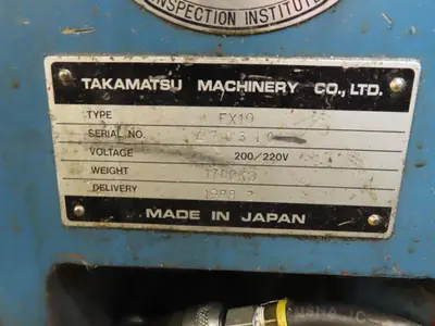 1988 TAKAMATSU MACHINERY COMPAN EX-10 CNC Turning | MD Equipment Services LLC (15)