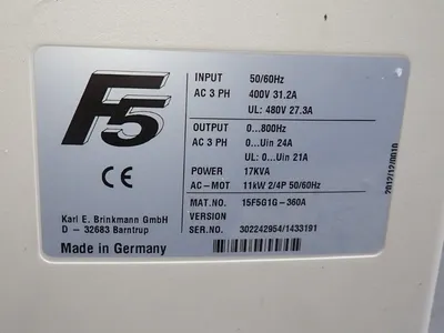 USED KEB COMBIVERT 15F5G1G360A