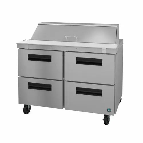 Hoshizaki SR48B-12D4 48" Steelheart Sandwich/Salad Prep Table w/ Refrigerated Base, 115v