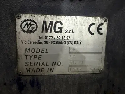3" x 3" x 3/8" MG MODEL #AR 80 HYDRAULIC ANGLE BENDING ROLL: YOBRO #25331