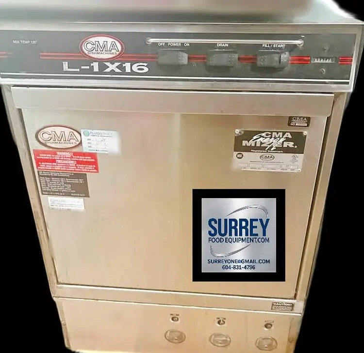 Used CMA DISHMACHINES L-1X16 Dishwashers British Columbia CA | Surrey Food Equipment #1125272