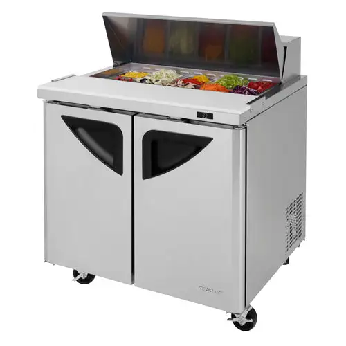 Turbo Air TST-36SD-N6 36" Super Deluxe Sandwich/Salad Prep Table w/ Refrigerated Base, 115v
