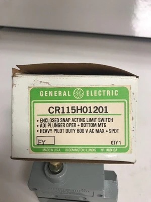 New | in-Stock GE CR115H01201 Relays & Switches Indiana US | J&J Industrial Supply #511786