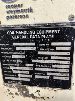 CWP 18-3.5 / MMX-18 H6 Coil Feed Lines | PressTrader Limited (5)