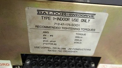 USED BALDOR VMC15