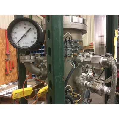 Used OGDEN MFG. STAINLESS HEATED CANISTER