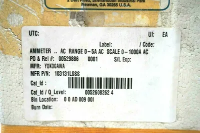 NEW YOKOGAWA 103-131-LSSS PANEL METER 103131LSSS