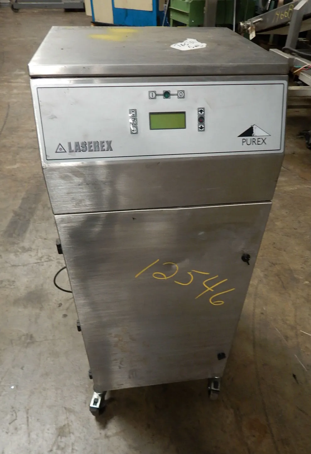 USED PUREX FUME EXTRACTOR COLLECTOR LASEREX 2101