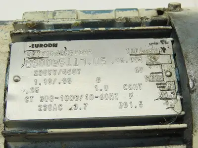 Sew Eurodrive KH37R17DT71K4BMG05HR 1/4Hp 267:1 Gear Motor 277/480V 3Ph