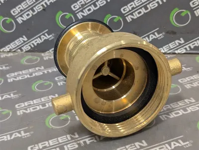 Giacomini A7BY011 Rough Brass Adjustable Fog Nozzle with Bumper 2-1/2" NST New NIB