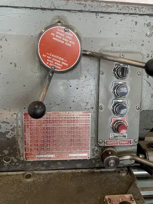 17" X 54" SOUTH-BEND ENGINE LATHE. STOCK # 0151124