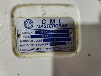 NEW 2014 TY VALVE CORPORATION TR3