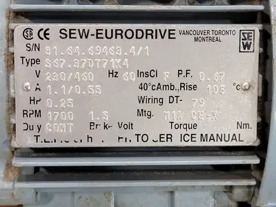 USED SEW-EURODRIVE RF37