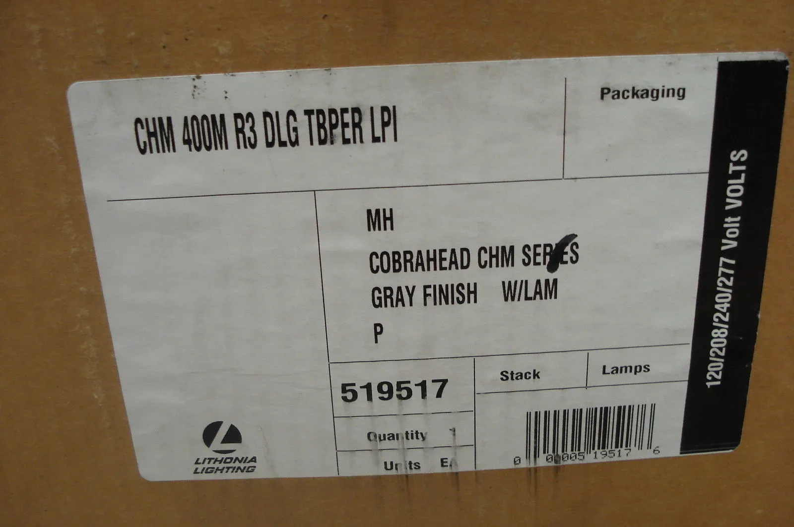 NEW LITHONIA LIGHTING CHM400MR3DLGTBPER