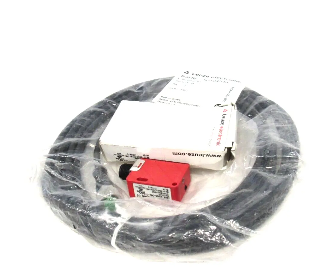 NEW LEUZE HRTR 25/66-300-S12 DIFFUSE SCANNER W/50104544 CABLE HRTR2566300S1