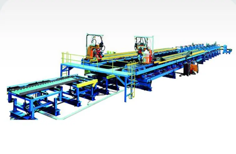 Corrugated Web H-Beam Automatic Welding Line in Shaoxing City, China