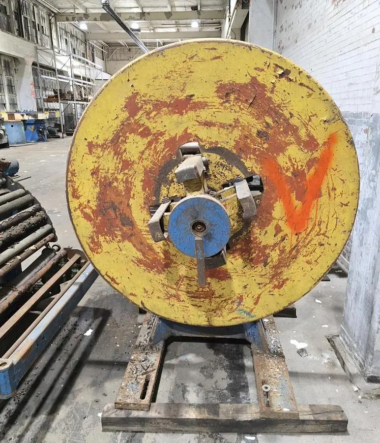 12" x 4,000 Lb. Littell Motorized Single Uncoiler