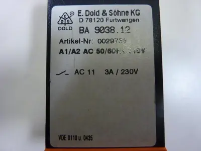 USED DOLD BA9038.12