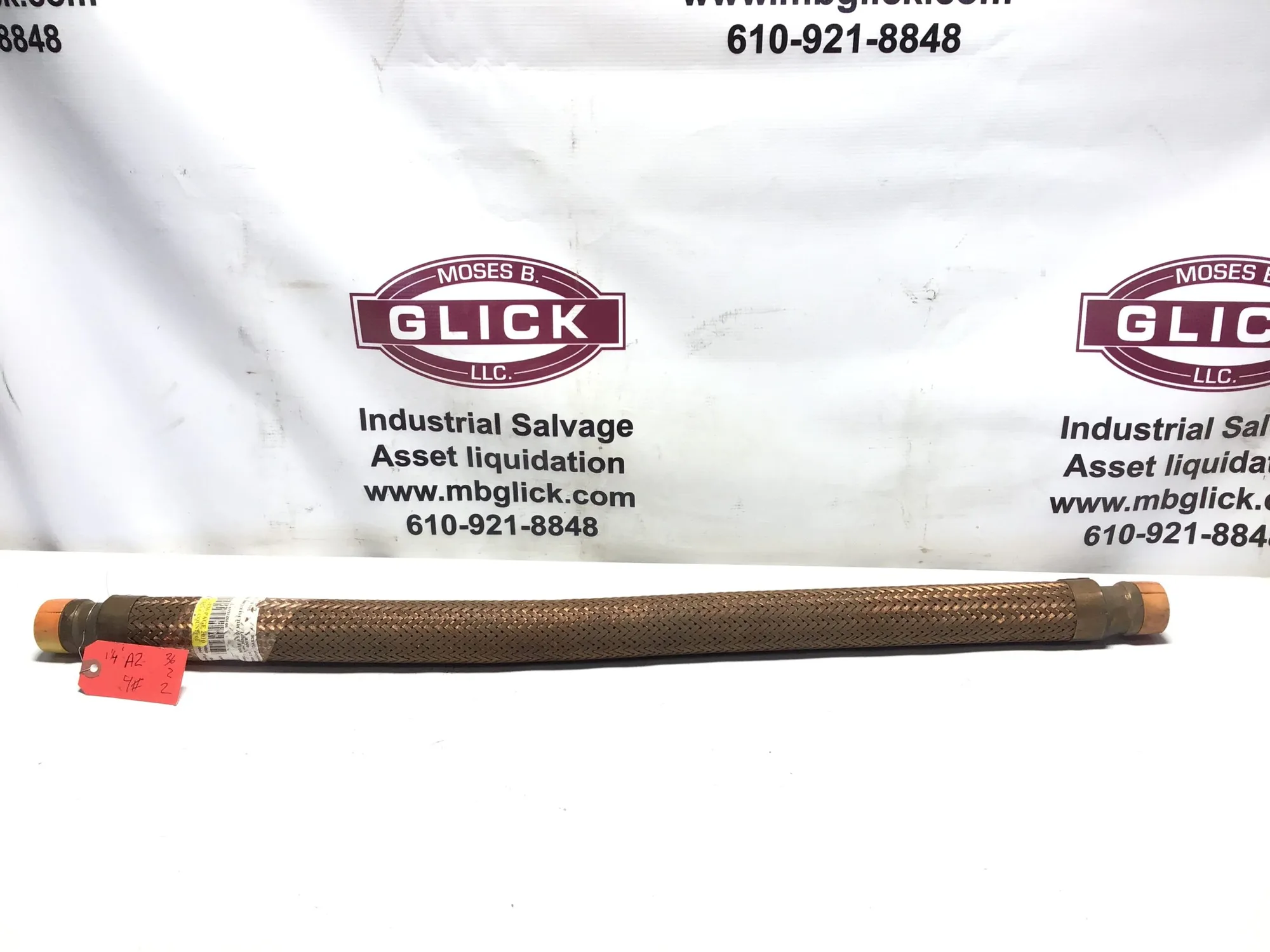HOSE ASSEMBLY FLEX PIPE BRASS 1 1/4 MNPT