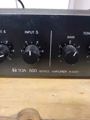 TOA 500 Series Amplifier A-512A