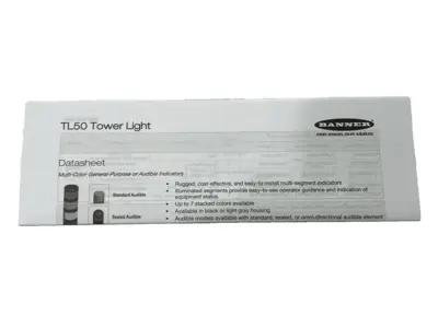 USED BANNER LED TOWER LIGHT 50MM 8-PIN M12 12897