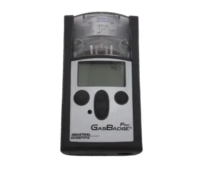NEW INDUSTRIAL SCIENTIFIC GAS BADGE PRO GAS DETECTOR 17124983-2 H2S