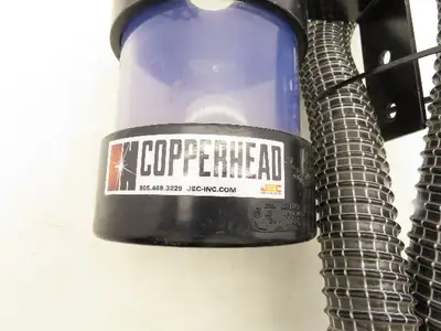 Copperhead Welding Tip Dresser Chip Vacuum Collector Cannister with Hose