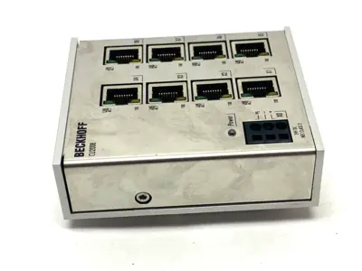 Used Beckhoff Ethernet Switch 8-Port PLC Ethernet Equipment Michigan US | Maverick Industrial Sales #1391423