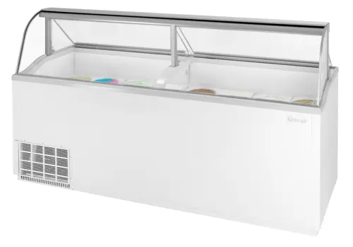 Turbo Air TIDC-91W-N 89" Stand Alone Ice Cream Freezer w/ 16 Tub Capacity, 115v