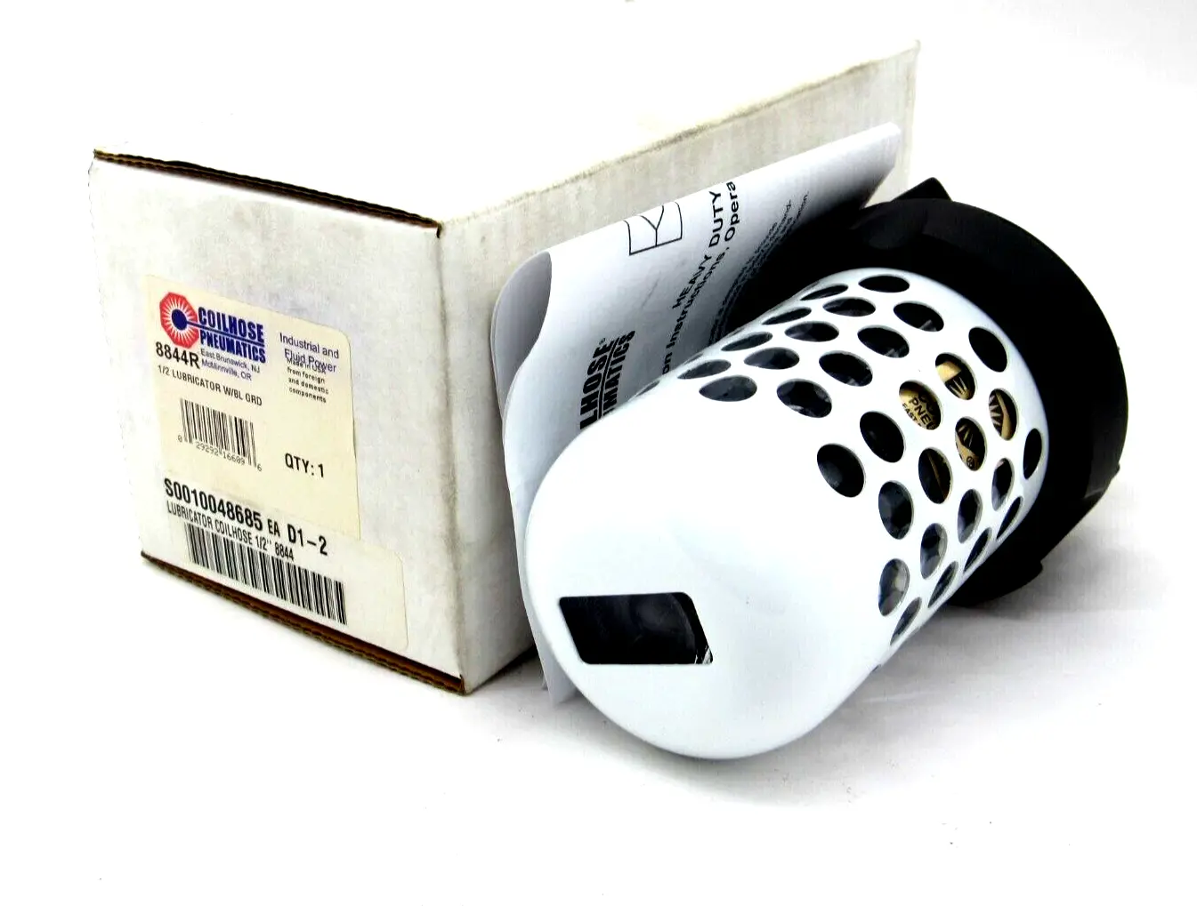 NEW COILHOSE PNEUMATICS 8844R 1/2" LUBRICATOR W/ BL GRD