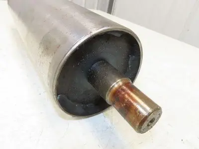 Hytrol 4"x 14.25" Crowned Take-Up Pulley for 24" Conveyor 1" Shaft