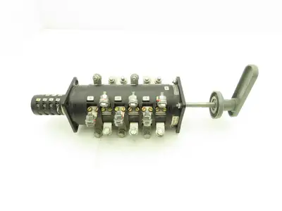 Salzer S608US1A1906-00 Rotary Cam Switch 60A 15-50Hp 208-600V 3PH S213 Selector