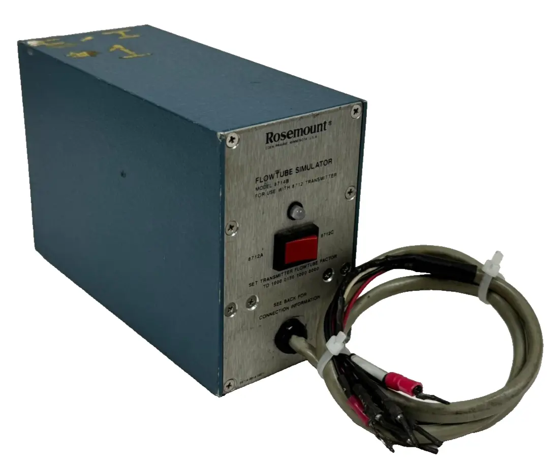USED ROSEMOUNT 8714B FLOWTUBE SIMULATOR