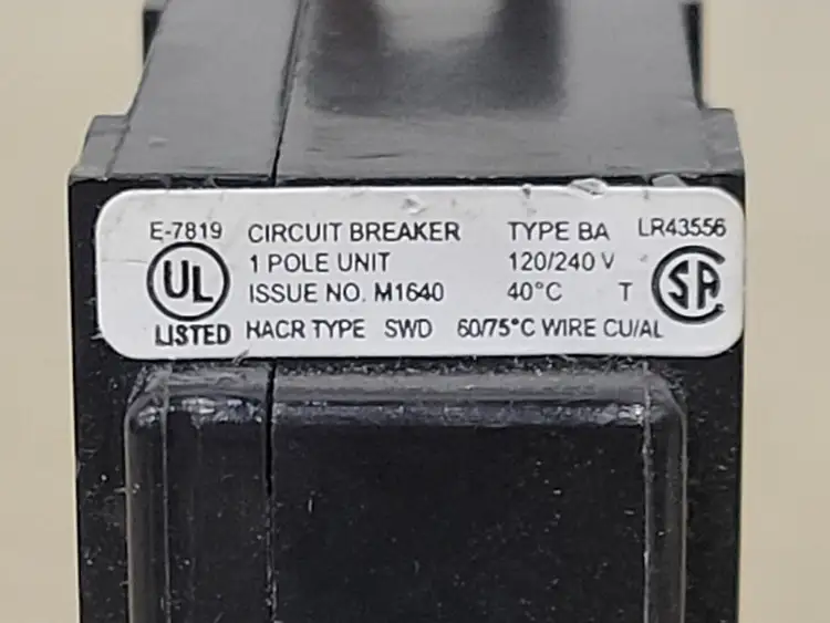 Used CUTLER-HAMMER BA115 Switchgears British Columbia CA | Lenmark #240002