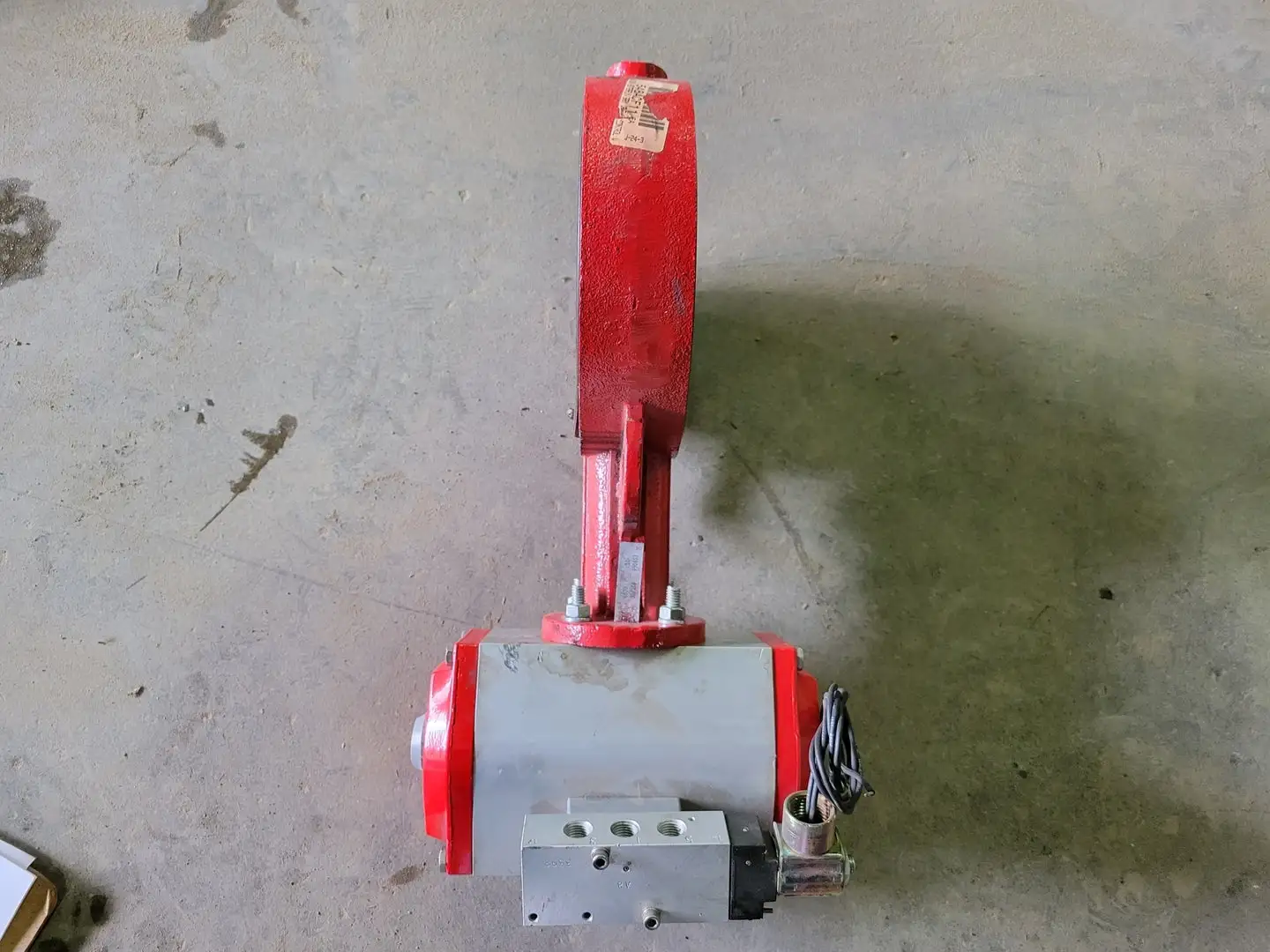 6" Butterfly Valve w/ Pneumatic Actuator and Solenoid Operator