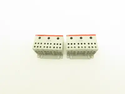 Entrelec BRT 115 Connector Block 600V 115A 3-Pole 8-2AWG In 14-4AWG Out Lot of 2
