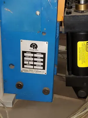 USED CHICAGO DOUBLE AIR MACHINE MODEL Z009A