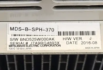 MITSUBISHI MDS-B-SPH-370 Spindle drive unit 37kW (BIN3.4.4)