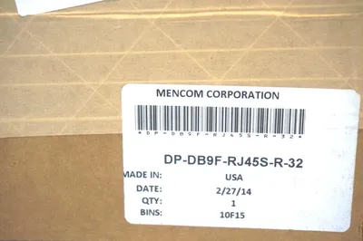 NEW MENCOM CORP. DP-DB9F-RJ45S-R-32 PROGRAMMING DEVICE DPDB9FRJ45SR32