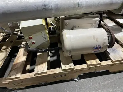 Bartelt model IM7 Pouch Packager with AMS Auger Filler and  liquid filler