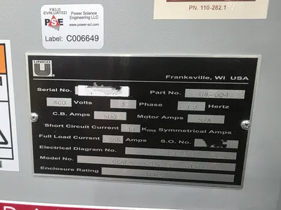 2020 Lloyd Dynamowerke GmbH (LDW) A5L 315 M42 - 04KT Testing Equipment | MD Equipment Services LLC (26)