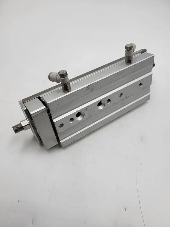 Used SMC SMC MXQ20A-75Z CYL, HIGH PRECISION, GUIDE, MXQ GUIDED CYLINDER Pneumatic Cylinders | ND Industrial Surplus #1215856