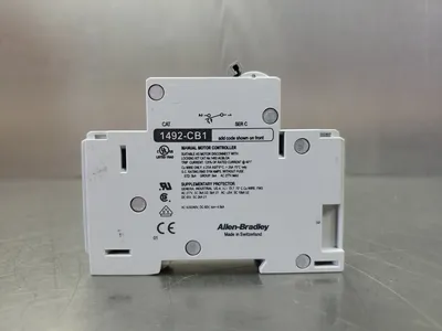 Allen Bradley 1492-CB1 Ser. C DIN Mount Circuit Breaker, 10A 2HP. 4C-38