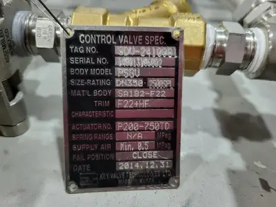 NEW 2014 HP VALVES/KEY VALVE TECHNOLOGIES SDV-24100BL